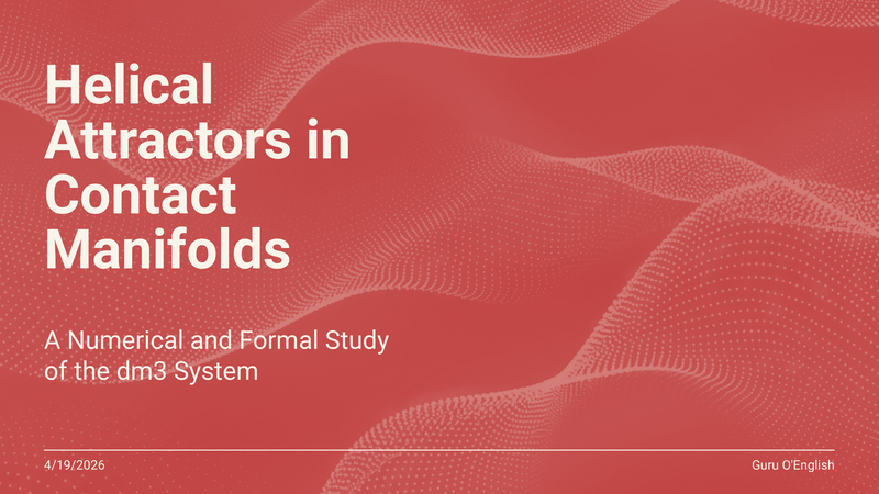 Helical Attractors on Contact 3-Manifolds — book cover